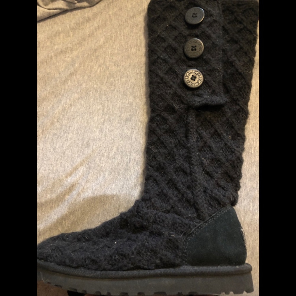 Sweater knit Ugg boots